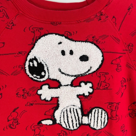 Hanna Andersson x Peanuts Snoopy Crewneck Sweater Size 10 (140) AOP - Picture 2 of 7